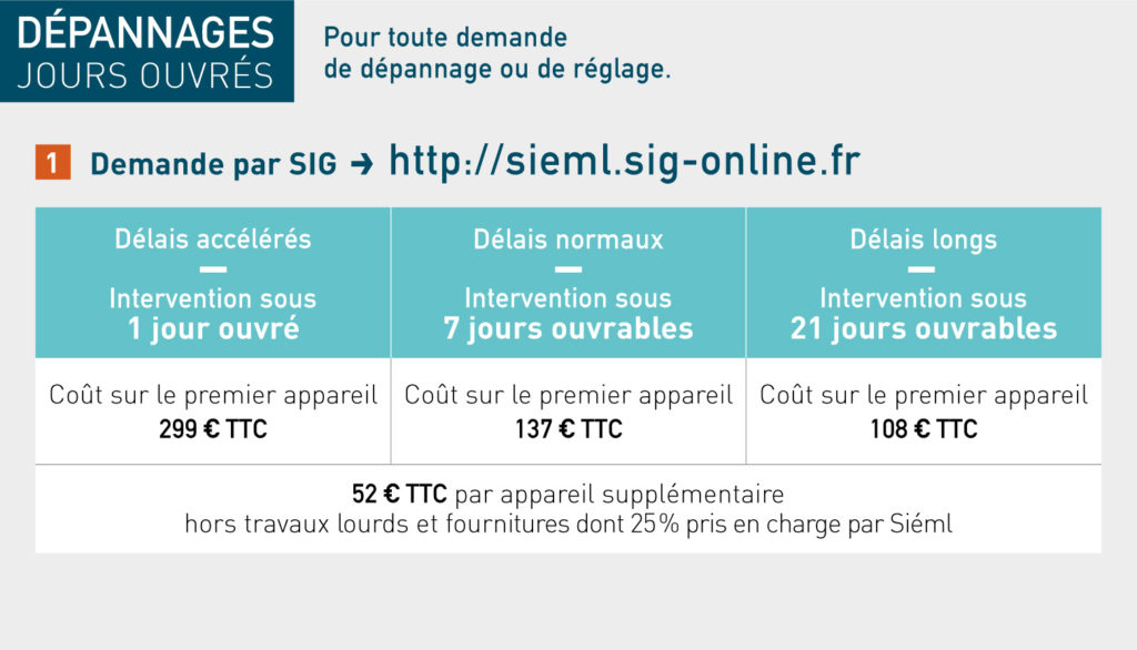 tarif éclairage public jours ouvrés