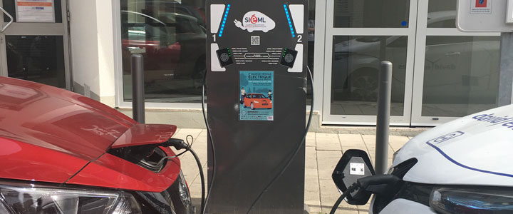 recharge de véhicules électriques sur le réseau smilemobi