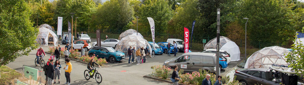 photo du salon du véhicule électrique et de la mobilité alterntive